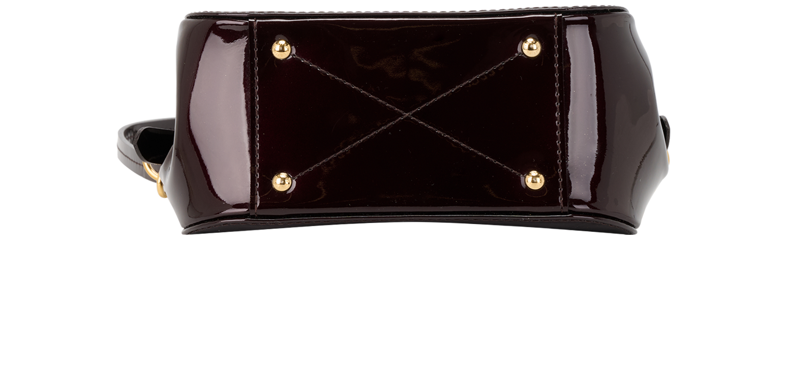 Pasadena, &pound;795, Handbags, Burgundy, Patent Leather, Top view